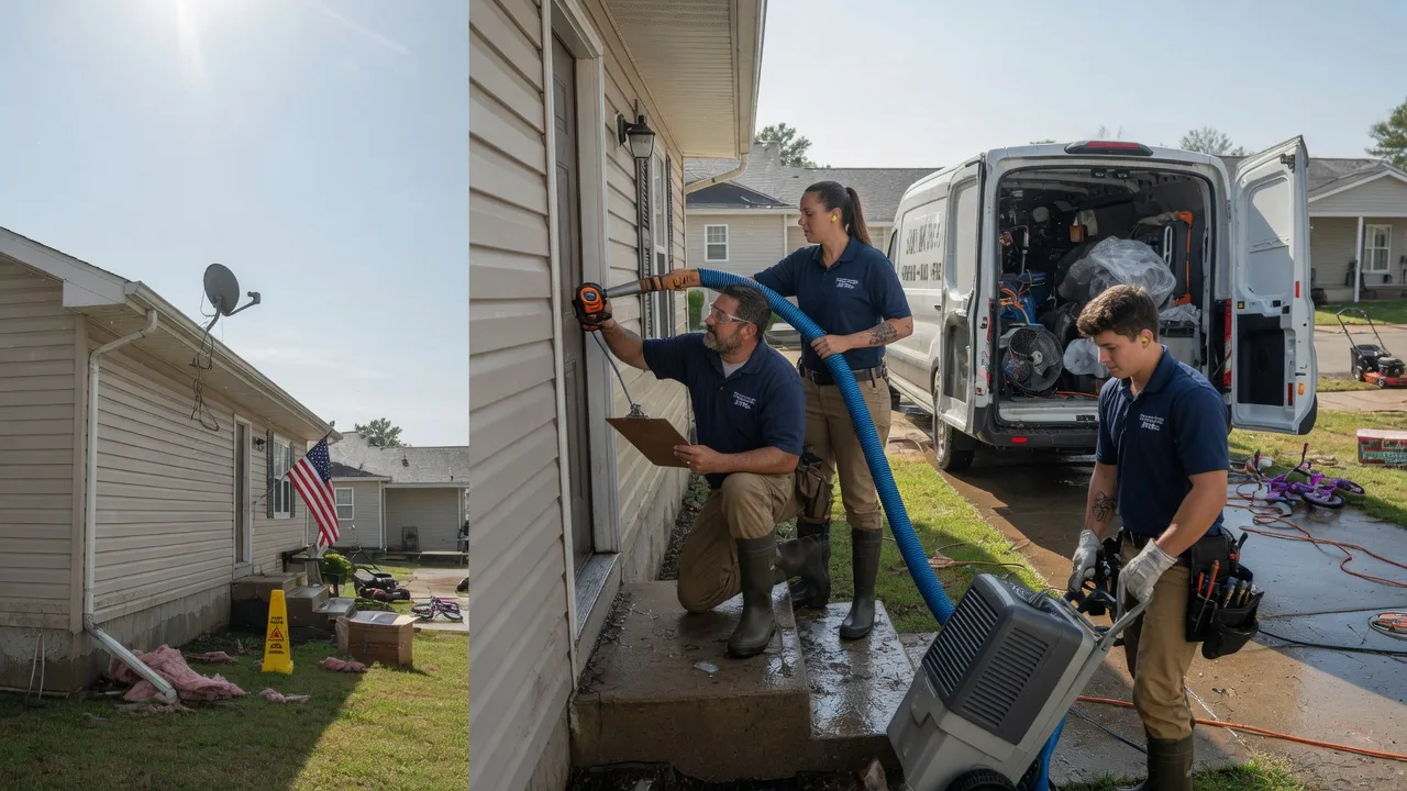 Ceiling Water Damage Restoration in Lewis Run, PA near me